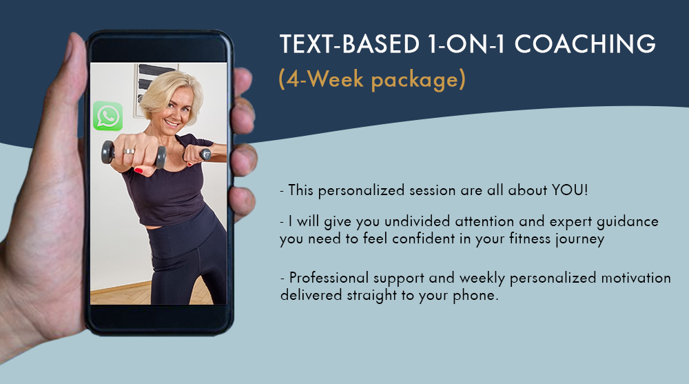 1-on-1 Personal Text-Based Coaching with Jolanta (4-week package)