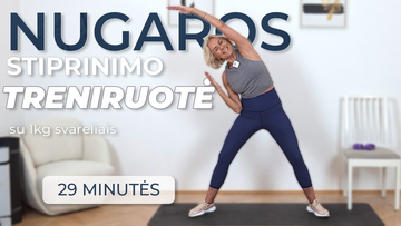 29 Min. Nugaros Stiprinimo Treniruotė