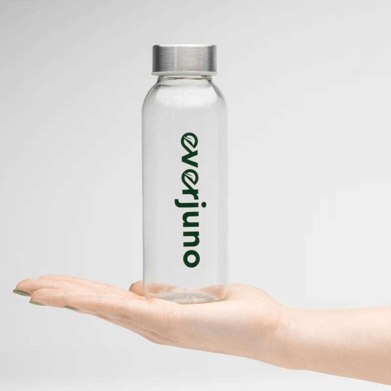 330 ml Reusable Glass Water Bottle